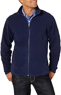 Amazon Essentials Men's Men's Full-Zip Polar Fleece Jacket Outerwear, -Navy, X-Small