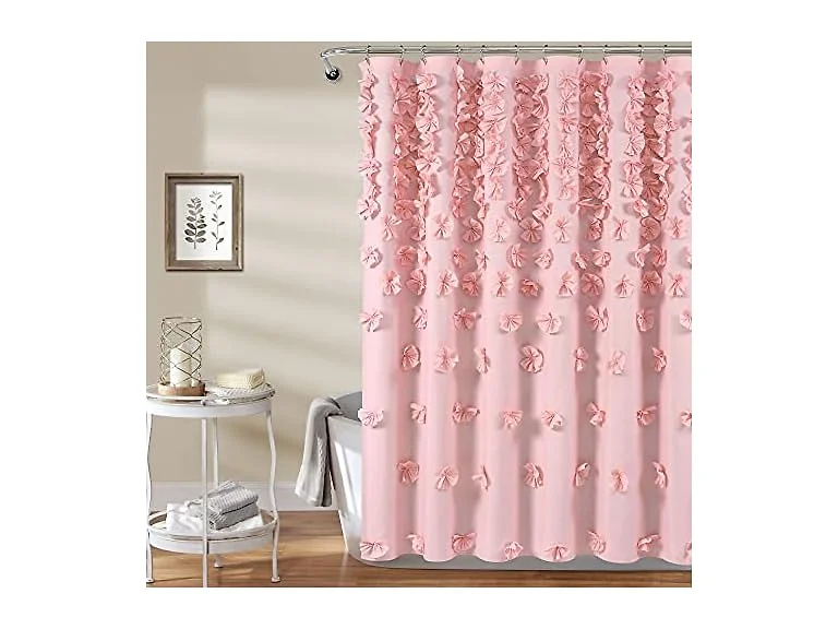 Lush Decor Riley Shower Curtain, 72" W x 72" L