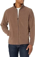 Amazon Essentials Men's Men's Full-Zip Polar Fleece Jacket Outerwear, -Dark Brown Heather, X-Large