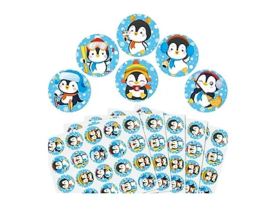 1200 Pcs Penguin Stickers