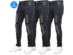 BLU ICE WC-----(Men's 3PK)  MRJ-240 - BK-BK-BK - 30