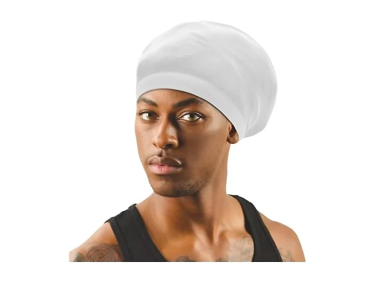 Dreadlock Stocking Cap 22135 White Expandable