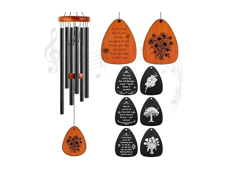 StellaRose Matte Textured Wind Chimes