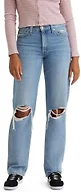 Levi's Women's 94 Baggy (Also Available in Plus), Caution Hot Pants, Blue, 34 Regular