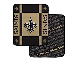 NFL Team Reversible Soft Blanket - New Orleans Saints