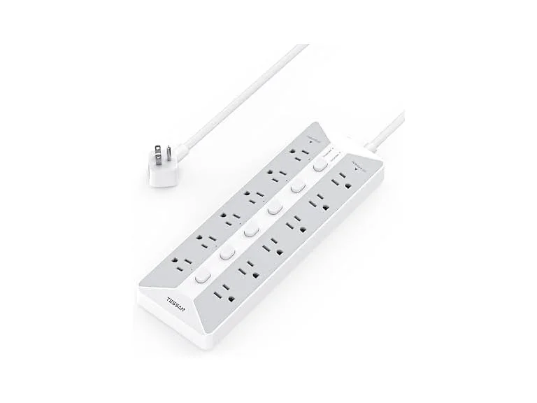 TESSAN Surge Protector Power Strip (12 Outlets)