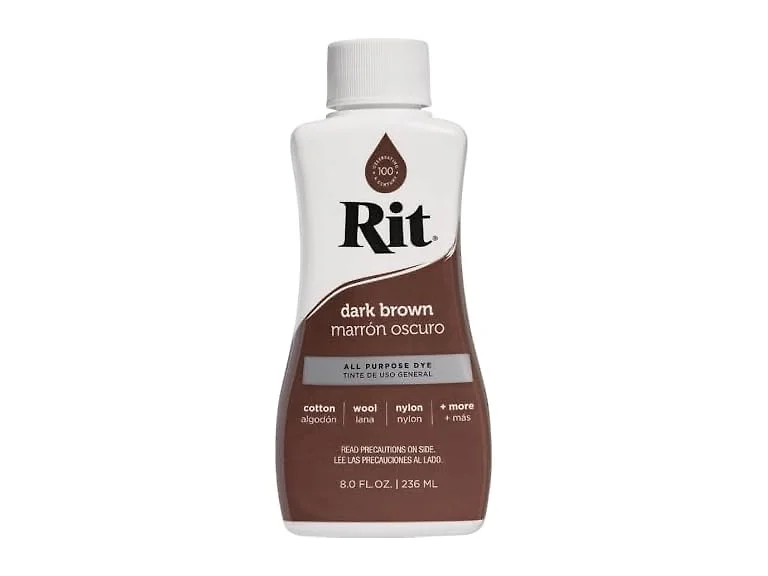 Rit Dark Brown Liquid Dye, 8 Fluid Ounce