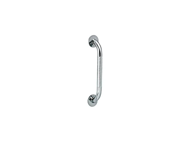 Drive Silver Knurled Grab Bar 12"