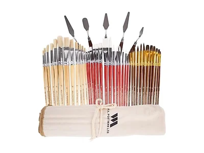 Professional Acrylic Paint Brush Set (38-Piece)