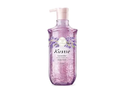 Kustie Lavender Body Wash with Real Flower Petals