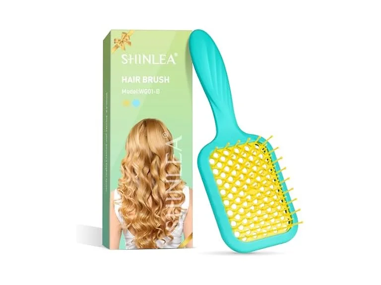 SHINLEA Vented Detangler Brush Curly Thick Hair
