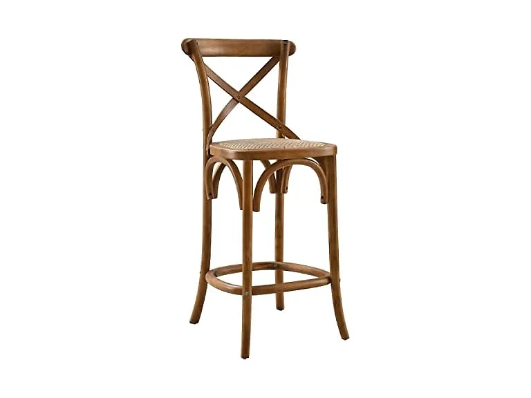Modway Gear X-Back Wood Counter Stool