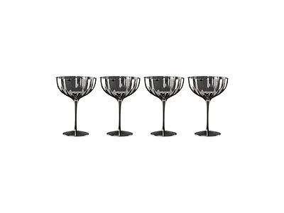 Lenox Glassware, Curva Luxe Coupe Set Of 4