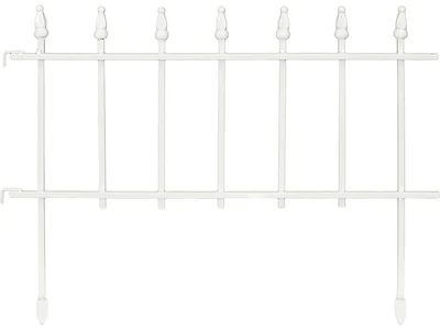 Sunnydaze White Fence Panels (Set of 5)