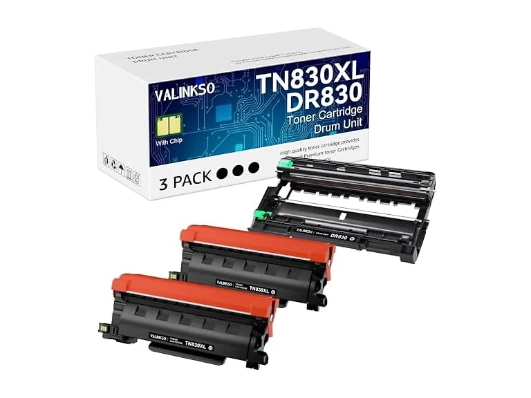 Valinkso Brother TN830XL 2Pk DR830 DRUM 1Pk