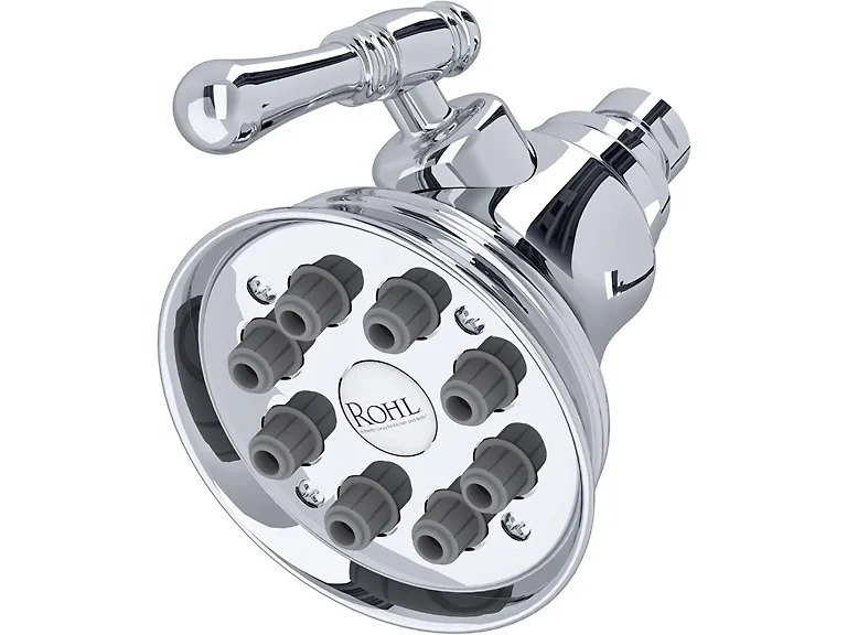 ROHL 4" Mantova Adjustable Showerhead in Polished Nickel