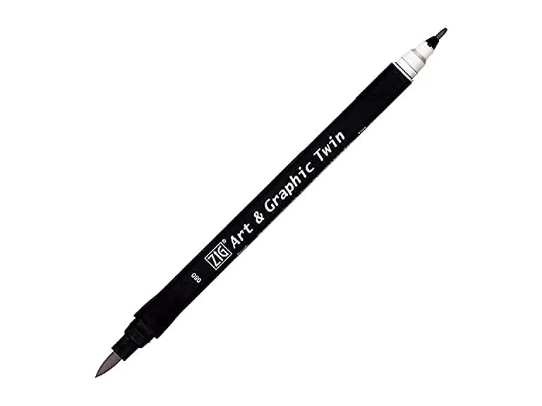 Kuretake ZIG Art and Graphic Twin Tip Brush 