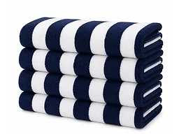 Noble House NH-Cabana Towel- 6Pk- Navy 36x66 6Pk Cab