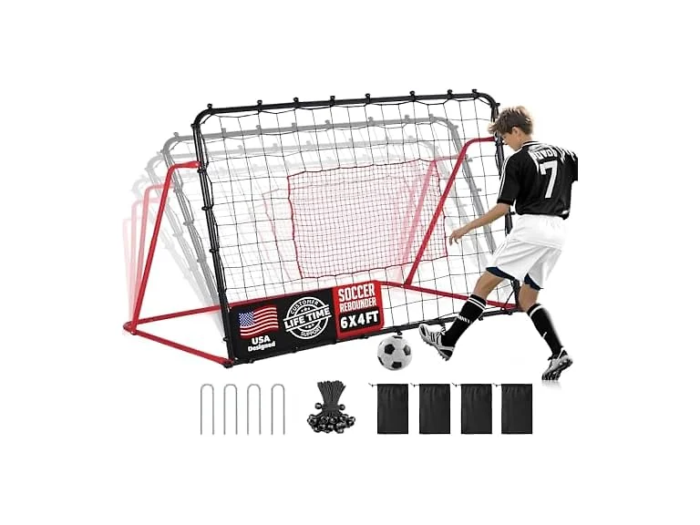 ZEALFEEL Soccer Rebounder Net