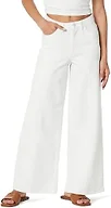 The Drop Women's Frida Relaxed Fit Jeans, White, 40, Plus Size