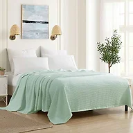 Grand Hotel Waffle Weave Cotton Blanket