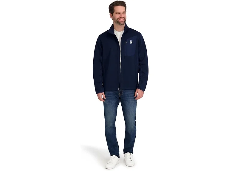 Spyder Mens Encore Fleece Zip Up Jacket