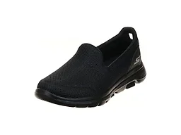 Skechers Women's Go Walk 5 Sneaker, Black, 10.5