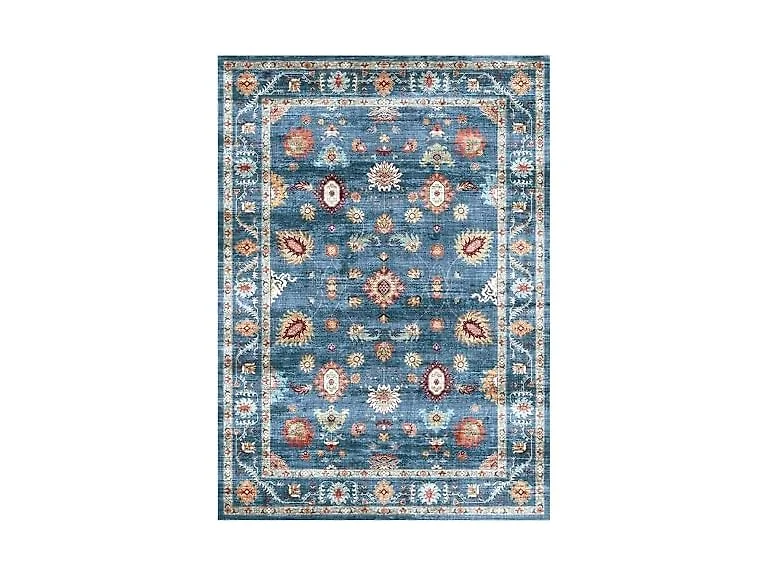Gertmenian Washable Rug 6x9 Casper Blue
