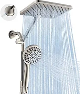 Dual Handheld Shower Head Combo, 2-In-1
