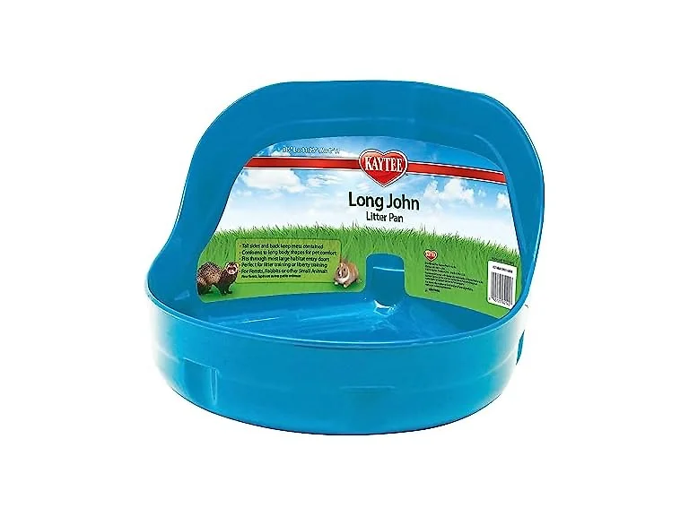 Kaytee Long John Litter Pan For Ferret and Ra