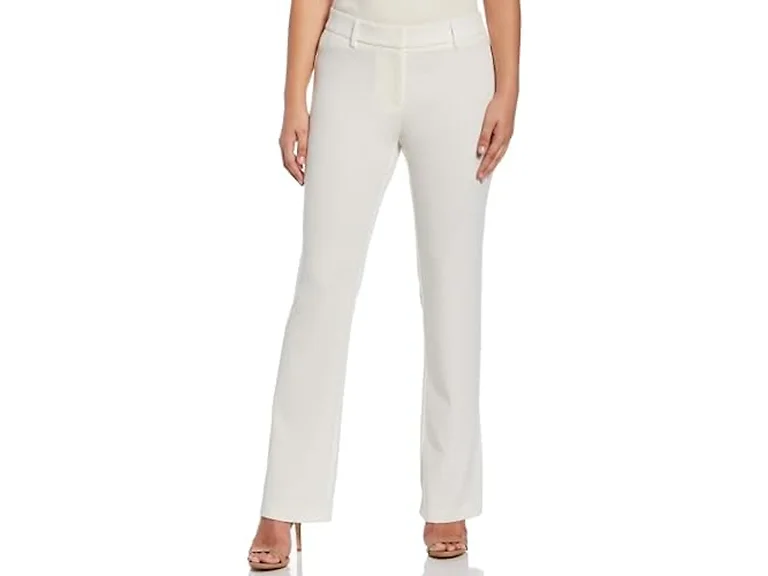 Rafaella Women (10) Pants & 32.5" Inseam Egret