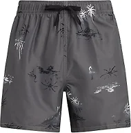 Kanu Surf Men's Wade Mens Swim Trunks Quick-dry Swim Shorts Men, 5.5 – 9 Inch Inseam (Regular & Extended Sizes), Cape May Charcoal, 4X