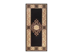 Superior Indoor Washable Area Rug, Non Slip, 2'7"x6', Coffee