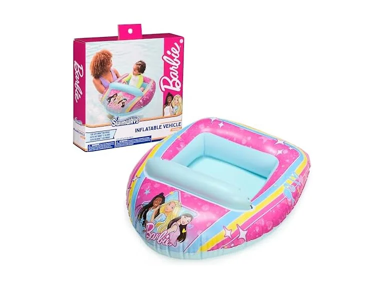 Swimways Barbie Inflatable Pool Boat
