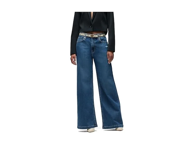 HUDSON Women's Jodie High Rise Loose Fit Wide Leg Jean