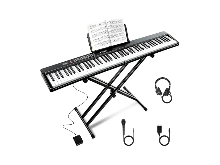 VEIYOUMO 88 Key SEMI-Weighted Piano
