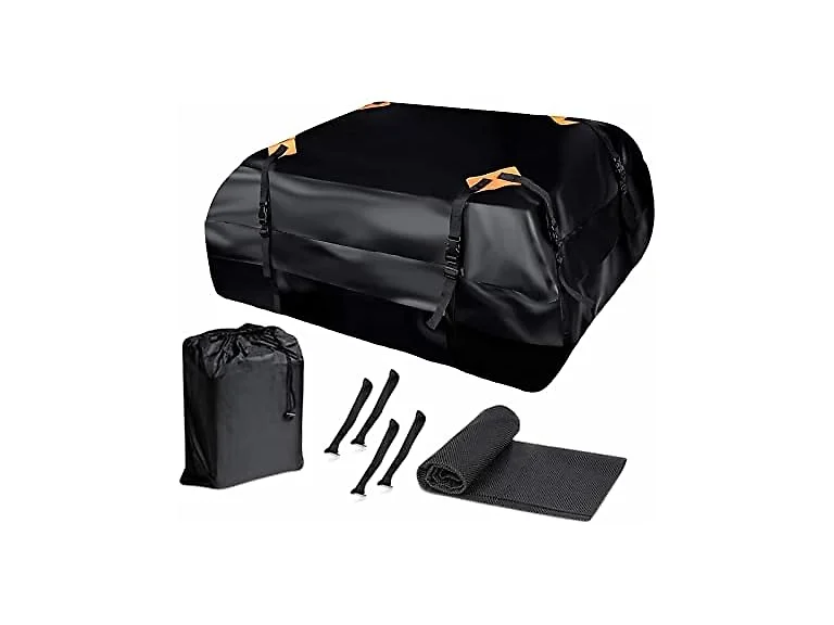 Zone Tech OR0034 Car Roof Cargo Bag Water Resistan Black