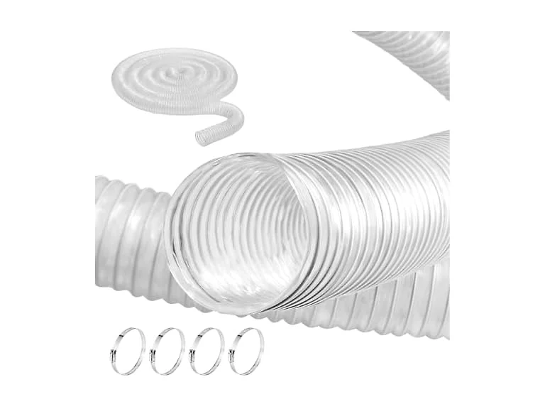 Dust Collection Hose, 2.5'' x 20', Thickened PVC