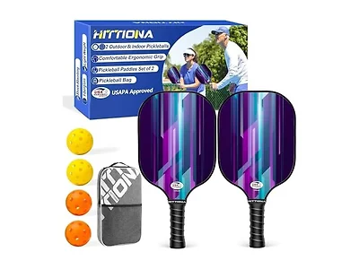 HITTIONA Pickleball Paddles - Fiberglass