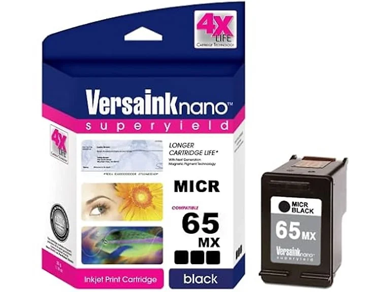 VersaInk-Nano 65 MX Black MICR Ink Cartridge