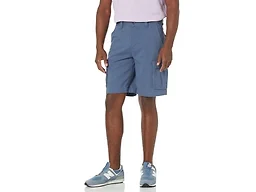 Amazon Essentials Men's 10" Classic-Fit Cotton Twill Cargo Shorts, Multiple Pockets (Available in Big & Tall), Blue, 31