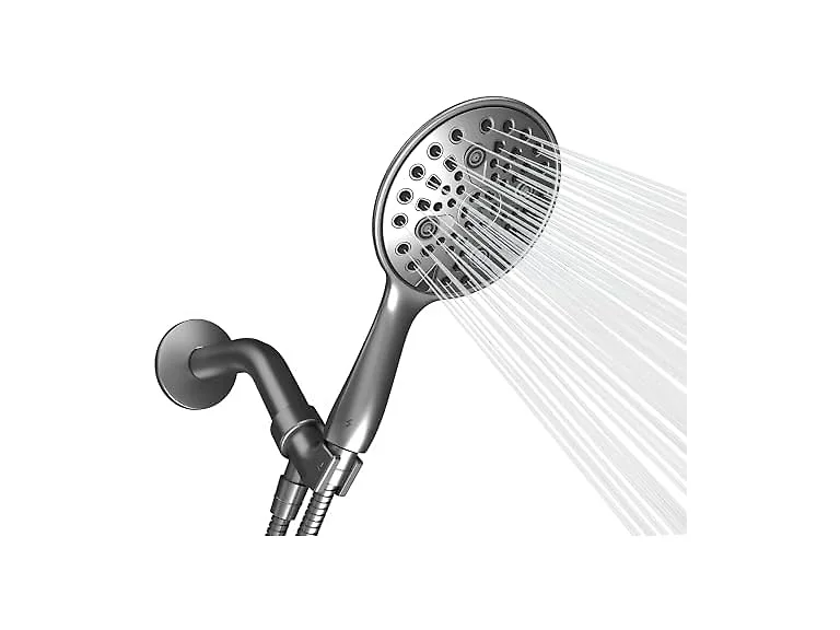 6" Handheld Shower Head 6-Spray 70" Hose