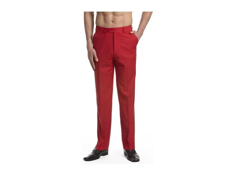 Concitor Men (44) Dress Pants Flat Front Trousers