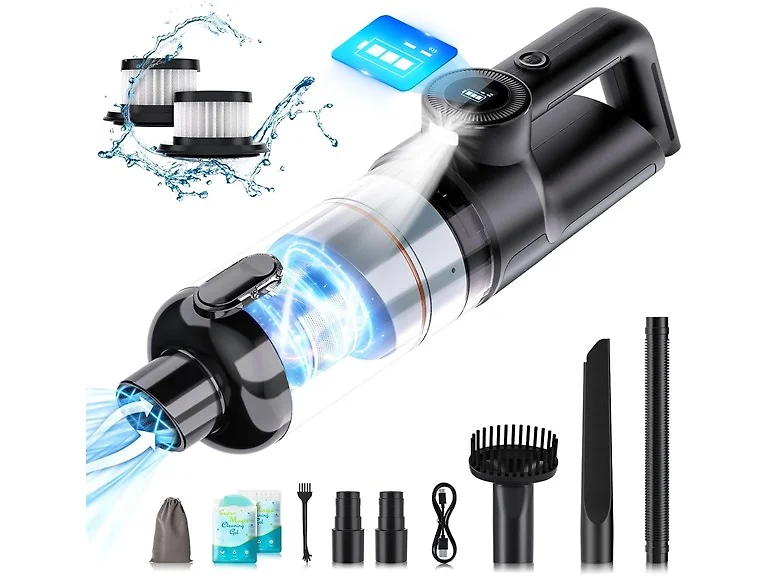 Cordless Handheld Vacuum w/ LCD Display