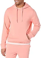 Amazon Essentials Men's Lightweight Long-Sleeve French Terry Hoodie, Peach, X-Large