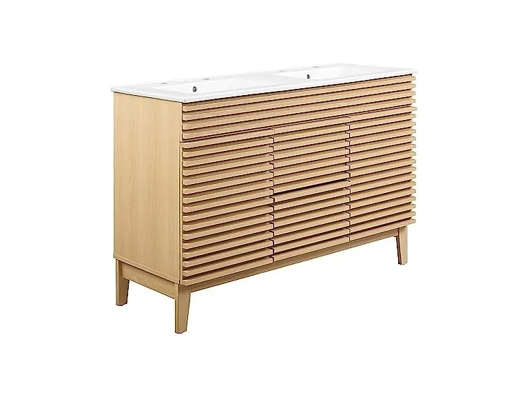 Modway Render 48" Double Bathroom Vanity