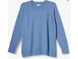 Amazon Essentials Women's Crewneck Sweater, Classic-Fit, Soft Touch, Long Sleeve, Plus-Size Available, Cornflower Blue, 5X