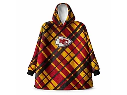 Pegasus FWD-PEG-NFL-6K12 NFL Team Cozy Sherpa Hoodie - OSFM Kansas City Chiefs 