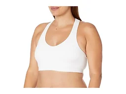 Hanes Seamless Racerback Moderate-Support Sports Bra with CoolDRI Moisture-Wicking