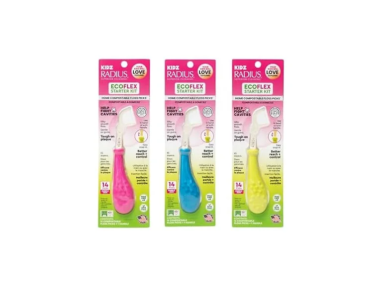 RADIUS EcoFlex Kids Floss Pick Starter Kit
